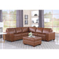 Golden Coast Brown Head Cowhide Sofa Chair
