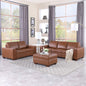 Golden Coast Brown Head Cowhide Sofa Chair